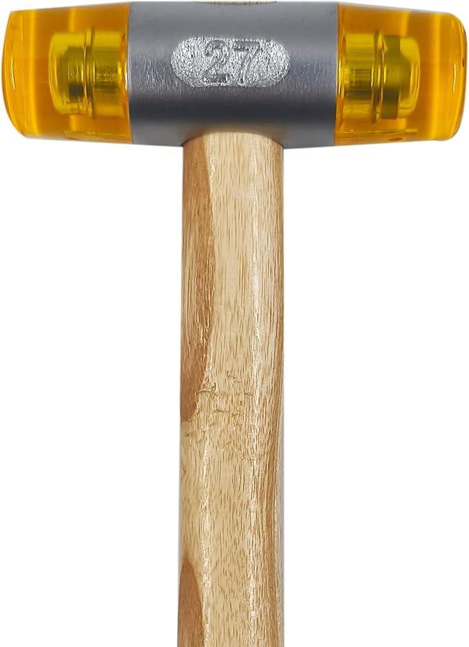 Nylon rubber mallet 27 oz yellow