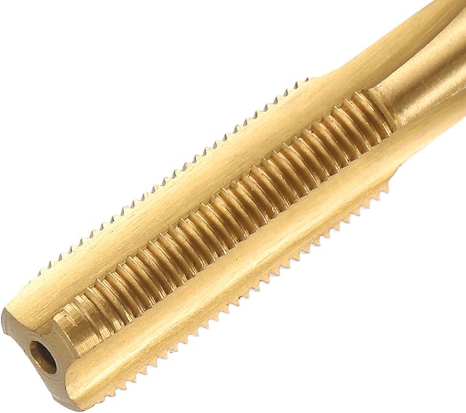 uxcell Metric Thread Tap M8 x 0.75 H2 100mm Straight Flute Screw Thread Milling Machine Taps Threading Tapping Repair Tool