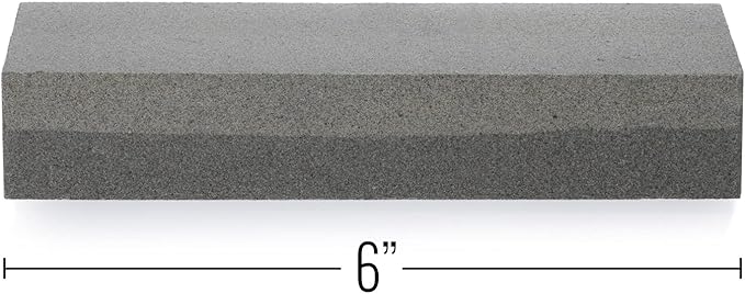 6" Dual Grit Knife Blade Sharpener Sharpening Stone, 120/240 Grit
