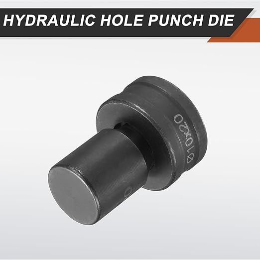 HARFINGTON Hydraulic Hole Punch Die 過10횞20mm Slot Hole 40Cr Steel Electric Punching Kit for CH70 Electric Punching Machine, Black