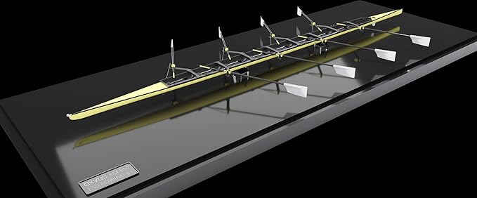 Rowing 8+ Alloy Model,a Birthday Present,Club Gifts,Souvenirs for Large-Scale competitions, Simulation Rowing Model