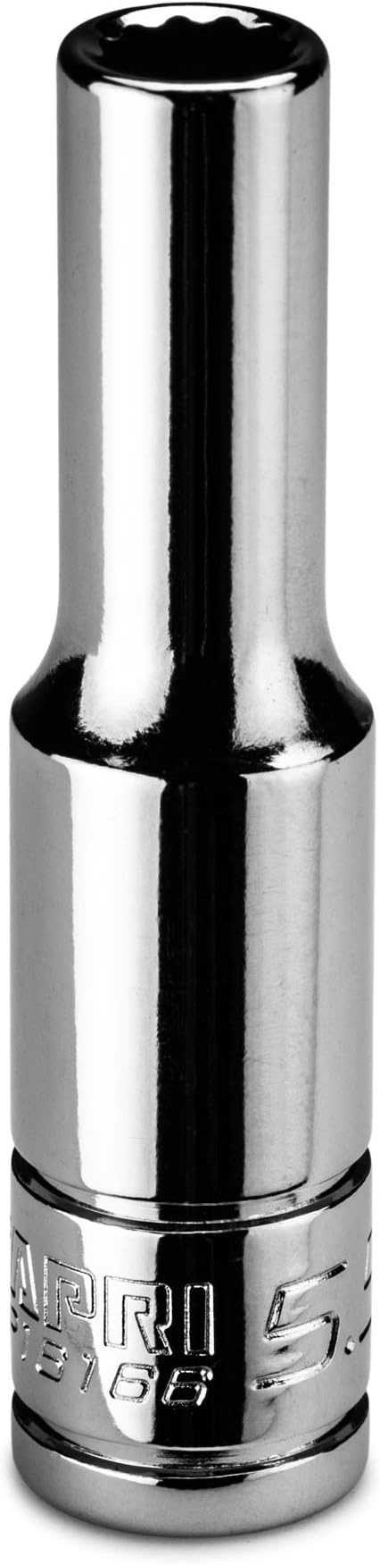 Capri Tools 5.5 mm Deep Socket, 1/4 in. Drive, 12-point, Metric