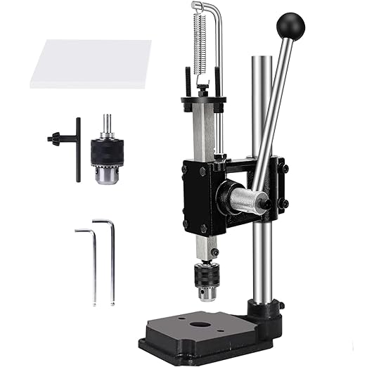 Leather Press Leather Hole Puncher Upgraded Hand Punching Machine for DIY Leather Craft Punching Holes Cutting,Forming Pressing,Install Rivets and Snap Buttons