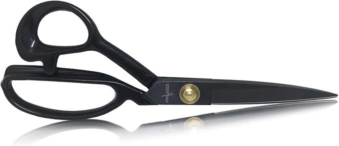 Sewing Scissors 9 inch + Free Hobby Knife ??Industrial Scissors Heavy Duty Stronger Than Stainless Steel; Professional For Fabric Leather, Dressmaking, Tailoring, Quilting, Home & Office, Art & School