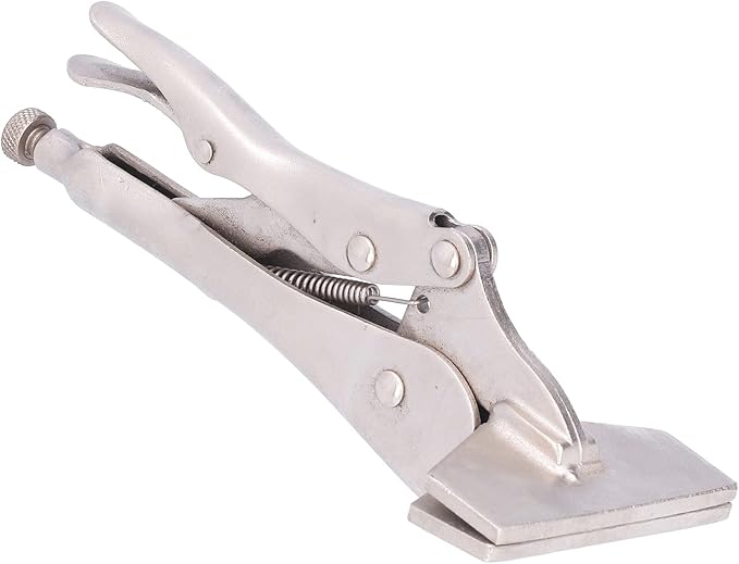 Flat Locking Pliers Heavy Duty Adjustable Steel Tool (8 inch)