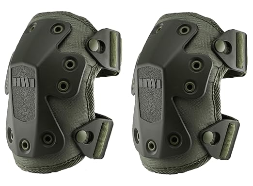 HWI Gear Next Generation Knee Pad for Protection: Combat, Mechanics, Construction, Hunting, Landscaping, Outdoor Survival, Heavy Duty Industrial Grade, Adjustable