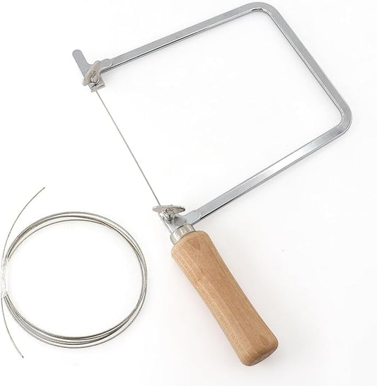 Deep Coping Saw With Diameter 1mm Diamond Wire for Woodworking, Plastic, Rubber, and Soft Metal Cutting
