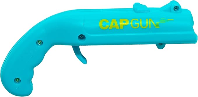 Blue Cap Gun Bottle Opener - Fun and Functional Novelty Beer Bottle Opener with Realistic Design, Gift for Beer Lovers, Parties, and Themed Events