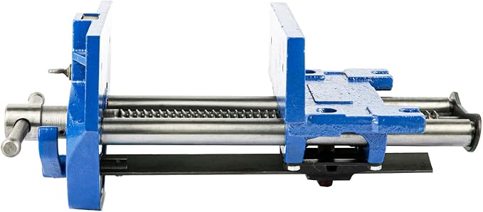COGNATIVE 7 Inch Woodworking Vise, Heavy-Duty Cast Iron Wood Working Vise Quick Release Lever for Workshop and Home Use