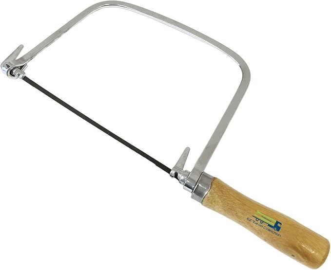 Deep Cut Coping Saw 5 PC Blade Set Cutting Carpentry Trim Wood Work
