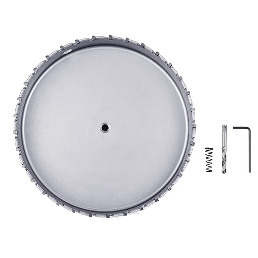 170mm (6.7 inch) Metal Steel Hole Saw with 2 Drill Bits, Hole Cutter for Thick Metal,Stainless Steel,Iron and Wood (170mm (6.7 inch))