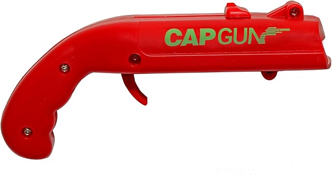Red Cap Gun Bottle Opener - Fun and Functional Novelty Beer Bottle Opener with Realistic Design, Gift for Beer Lovers, Parties, and Themed Events