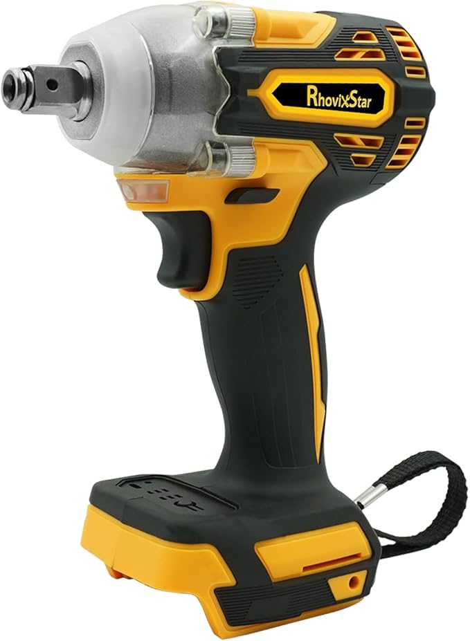 20V MAX Cordless Impact Wrench, 1/2" Brushless Motor High Torque Impact Gun, Variable Speed, Compatible with Makita 18V Battery (Tool Only, No Battery and Charger Included)