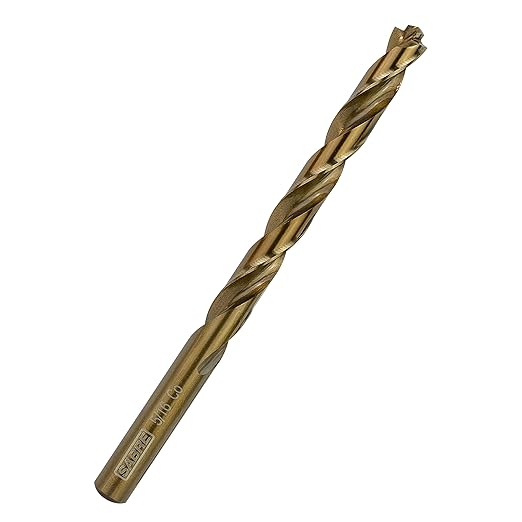 5/16 Inch Cobalt Drill Bit Set - 5pcs M35 Metal Bits With Pilot Point Tip for Steel, Hard Metal, Cast Iron (5/16" x 4-1/2")