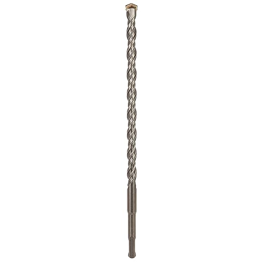 9/16 Inch x 12 Inch SDS Plus Rotary Hammer Drill Bit, Carbide Tipped for Brick, Stone, and Concrete Version 2 (9/16" x 10" x 12")
