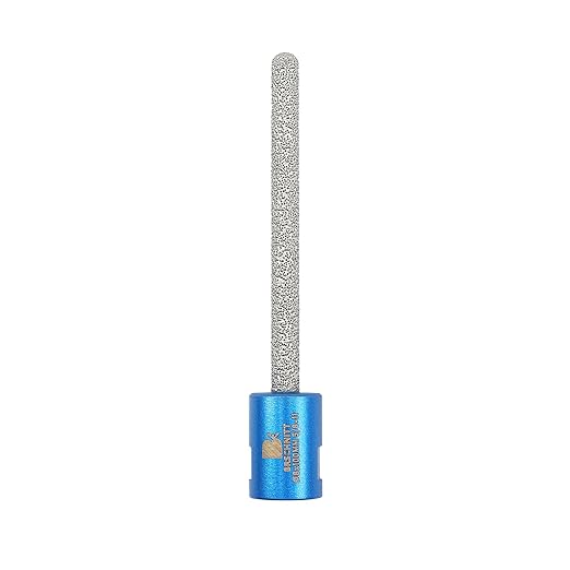 Diamond Mortar Raking Bit - BRSCHNITT for Mortar Raking Tuck Pointing Granite Marble Concrete Masonry Stone Removals Vacuum Brazed Bit with 5/8-11 Thread (5/16 Inch x 4 Inch)