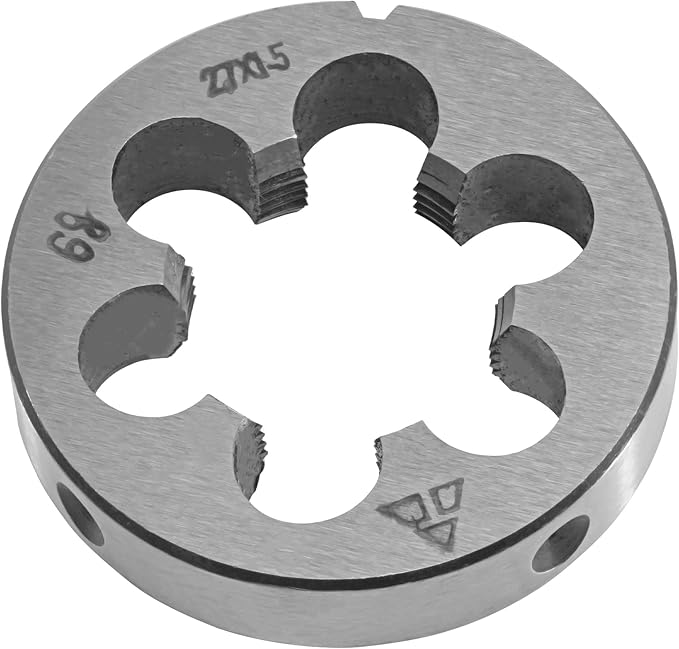 Aceteel M27 x 1.5 Metric Round Die, Machine Thread Die M27 X 1.5mm Right Hand