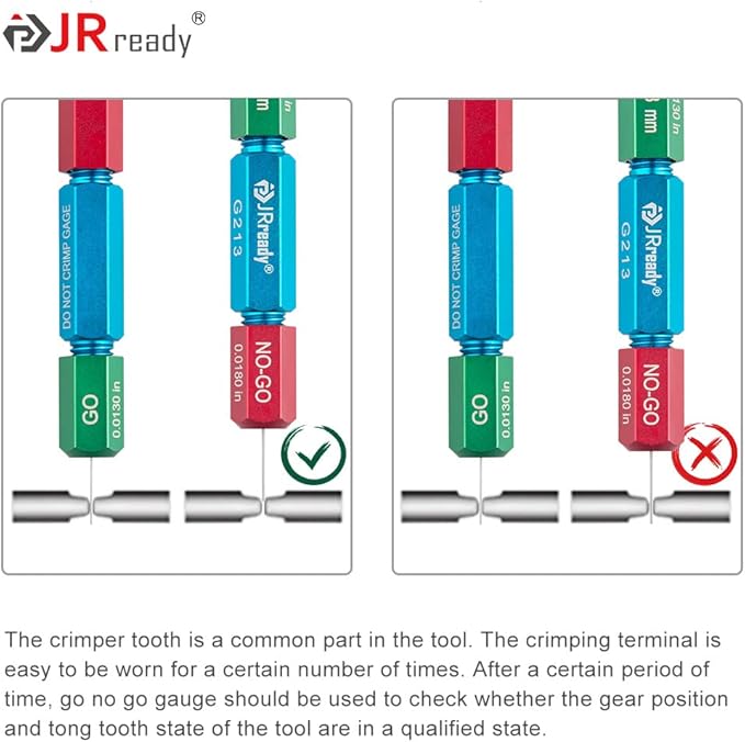 JRready NEW AS2 Adjustable Indent Crimp Tools M22520 2 01 Standard Aviation Crimper for Miniature and Sub-miniature Connectors 32 to 20 AWG wire harness