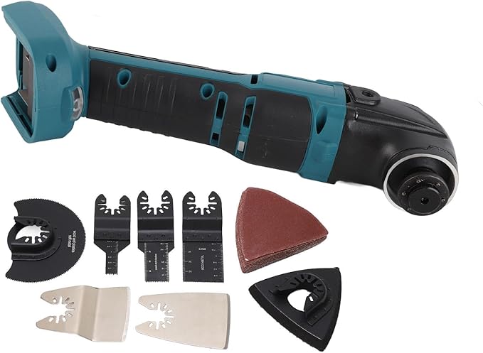 Cordless Oscillating Tool Kit, 6000??0000RPM Adjustable Swing Angle Oscillating Multitool Kit with 6 Variable Speed for BL1830 BL1840 BL1815 BL1815N