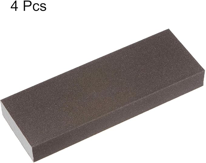 HARFINGTON 4pcs Superfine Sanding Sponge Blocks 500-600 Grit Foam Sanding Block for Polishing Kitchen Metal Wood Drywall, 200x70x25mm