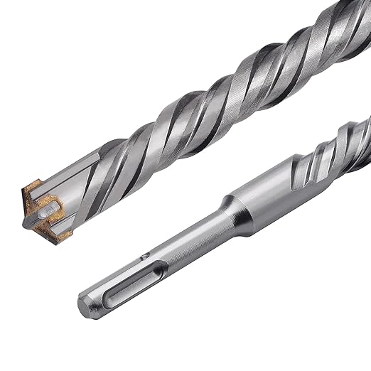 5 Pack 5/16 inch x 8.26 inch SDS Plus Rotary Hammer Drill Bit, Concrete Drill Bits for Concrete, Brick, Cement and Stone, 8.26 inch Length (5/16" Diameter, 8.26" Length)
