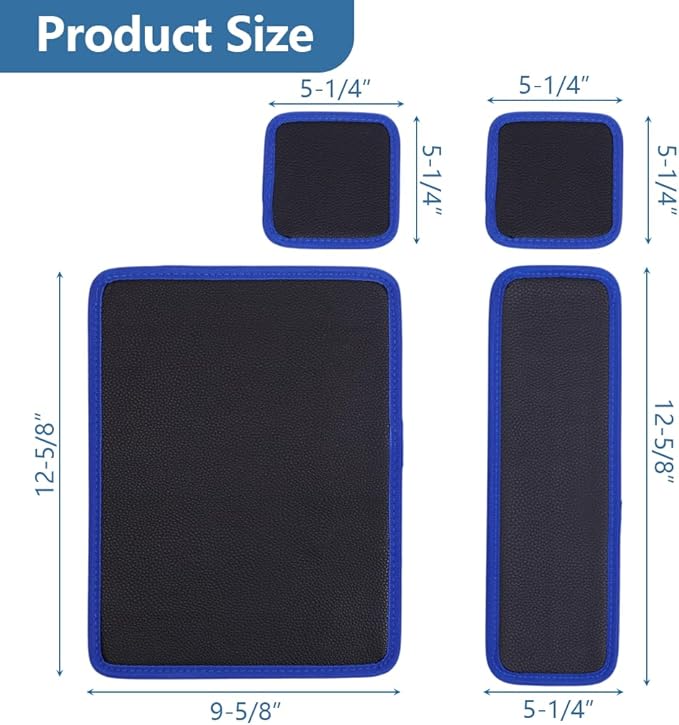 6 Pack Magnetic Tool Mat, Magnetic Mat with PVC Layer, Magnetic Tool Holder, Non-Slip Parts Organizer includes Mat, Pads, Pick-up Tool, Mirror for Garage Workshop Auto Repair