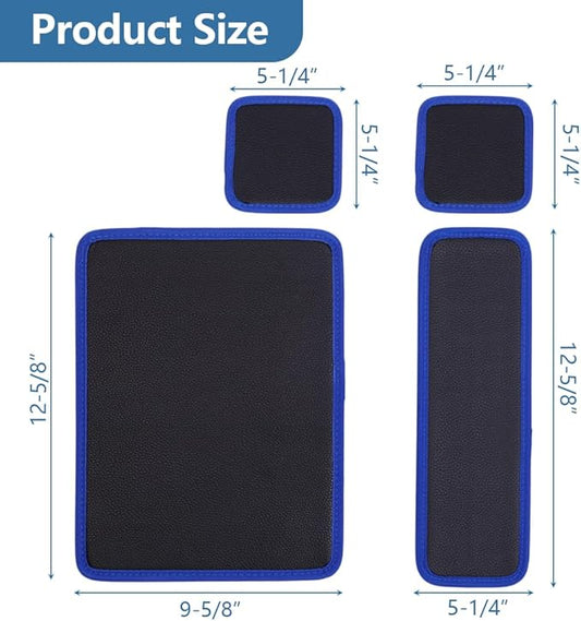 6 Pack Magnetic Tool Mat, Magnetic Mat with PVC Layer, Magnetic Tool Holder, Non-Slip Parts Organizer includes Mat, Pads, Pick-up Tool, Mirror for Garage Workshop Auto Repair