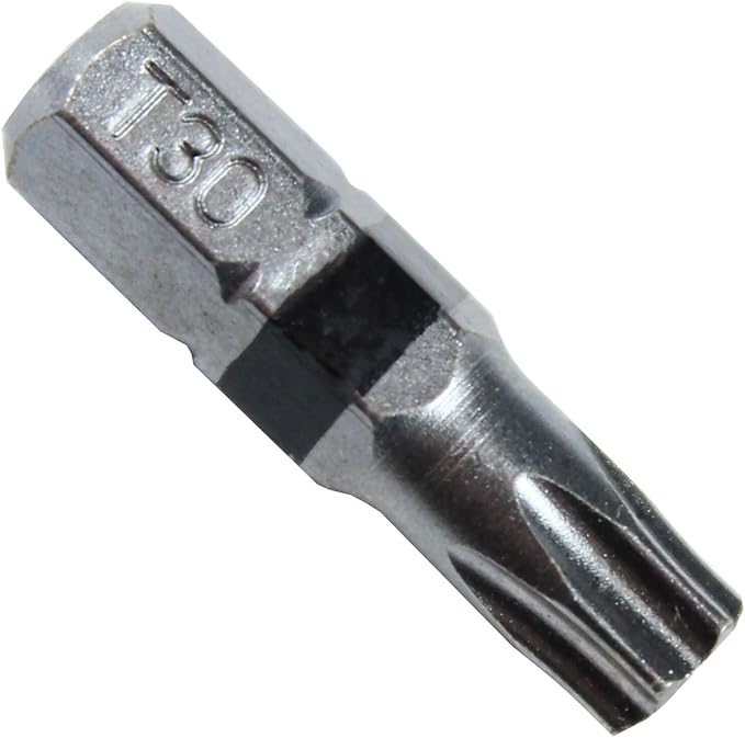 T30 (T-30) Torx/Star Driver Bit - Color Coded T30 x 1" Torx/Star Drive Bit for Screws and Fasteners Requiring T30 (T-30) Size Bits (10 PACK)