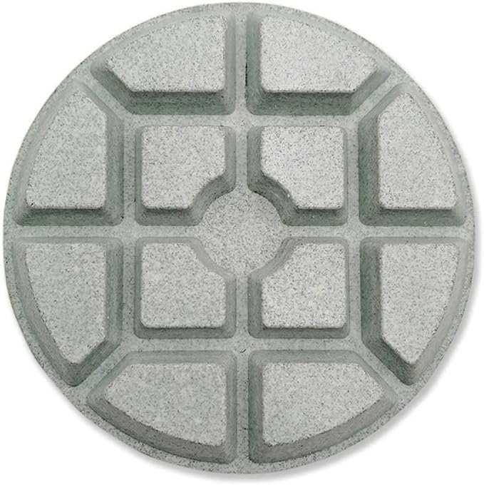 DT-DIATOOL Concrete Polishing Pads 3 inch/80mm for Concrete, Cement and Terrazzo Floors Processing, Repairing and Renovating, Dry or Wet Use Diamond Grinding Pads Grit 100 3pcs