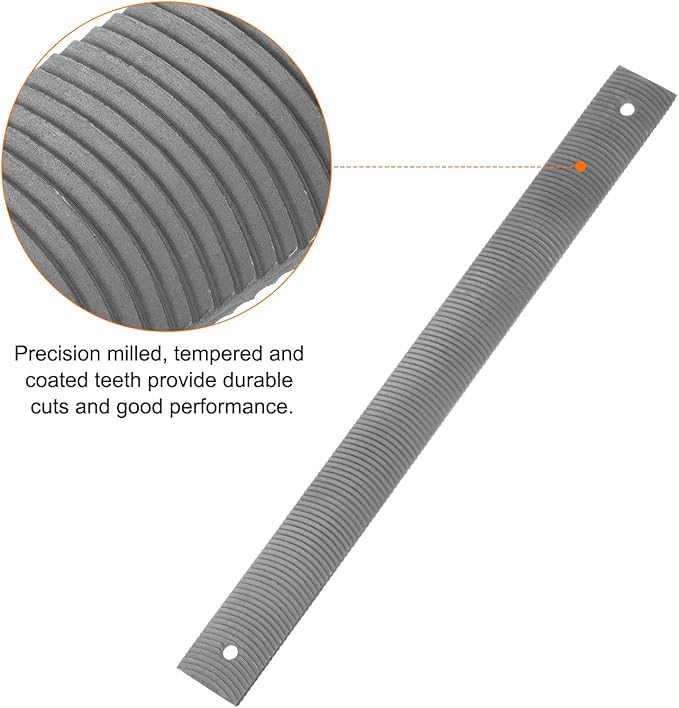 HARFINGTON Flexible Body File 14 Inch High Carbon Steel Medium Teeth Cut Flat Metal Files Polisher Tool for Car Grinding