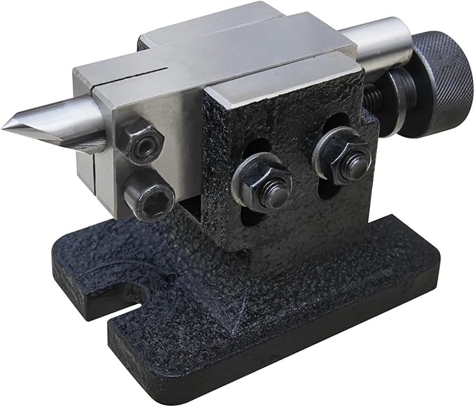 KAKA INDUSTRIAL Dividing Head 5 inch 3-Jaw Chuck, MT2 Tailstock and Dividing Plates | Milling Machine Indexing Attachment for Precision Gear Cutting BS-0