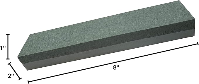 Aluminium Oxide Combination Sharpening Stone Sunrise Kitchen Supply (8"x2"x1")