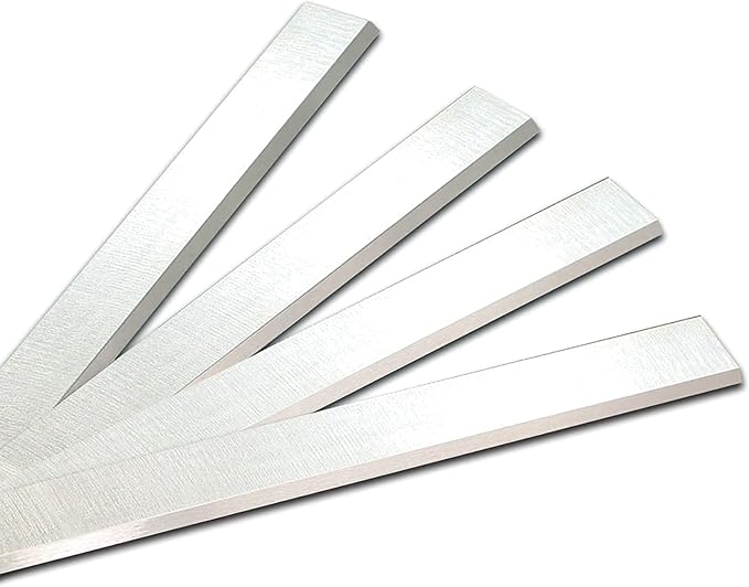 HSS Planer Blades Knives 20 Inch Jointer Replacement for Grizzly G6702 G0454W Jet 208 Powermatic 209 Delta DJ-20 Dewalt Shop Fox W1754 Woodstock W163 W7147 20x 1x 1/8" 4pcs