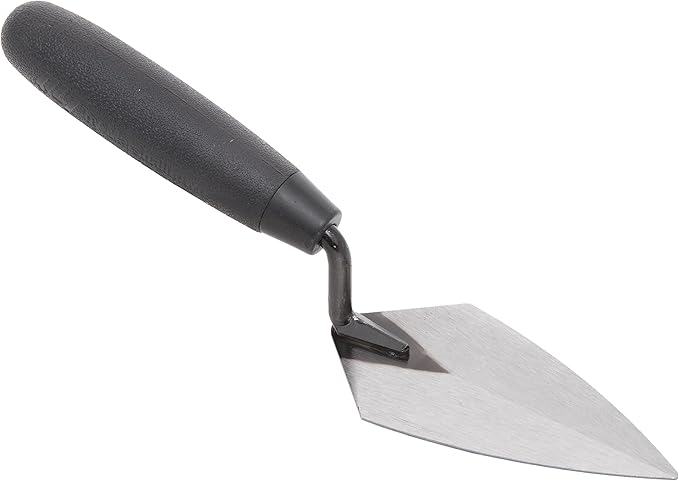 MARSHALLTOWN QLT Pointing Trowel, 5 x 2 1/2 Cement and Mortar Finishing tool, Plastic, PTP525