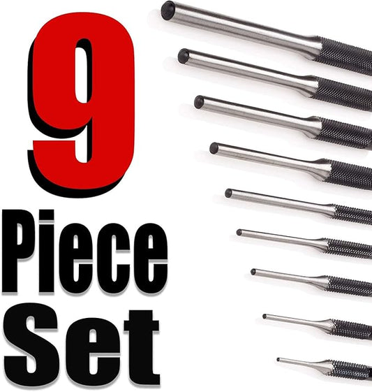 Roll Pin Punch Set & 1.5 lb Dead Blow Hammer, Great for Gunsmiths, Gun Building, Handymen & Watchmakers, Use to Remove Pins on Cars & Boats