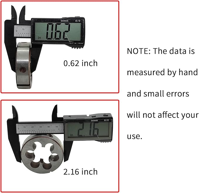 Lzcdelyxiao 1"-14 Die UNF 1"-14 TPI Right Hand Nominal Diameter 1" Thread Per Inch 14 Fin Thread Tolerance Grade 2B Right Hand Thread High Speed Steel HSS