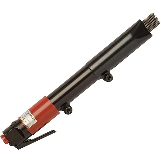 CS Unitec | 111.1099 | 1B Needle Scaler. Inline Grip, 12 Needles (3 mm), 3.5 Lbs., 3,800 Blows per Minute - Made in England