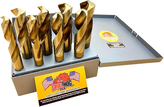 Drill Hog Cobalt M42 Silver & Deming Drill Bit 9/16" - 1"