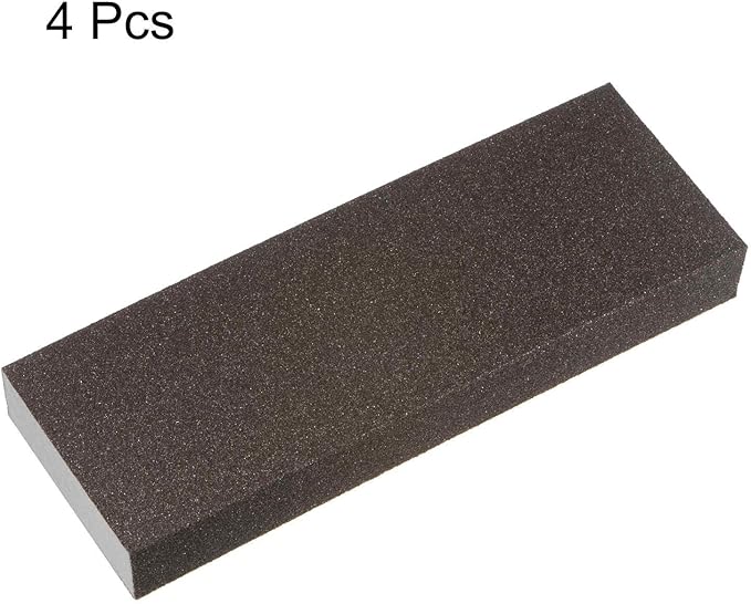 HARFINGTON 4pcs Medium Grit Sanding Sponge Blocks 180-240 Grit Foam Sanding Block for Polishing Kitchen Metal Wood Drywall, 200x70x25mm