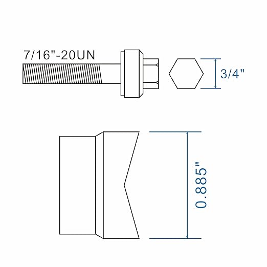 AMZCNC Manual Knockout Punch Kit, Heavy Duty Metal Sheet Knock Out Box Hole Cutter Conduit Punch Driver Die Set ((Conduit Hole Size) 1/2" Knockout Punch)