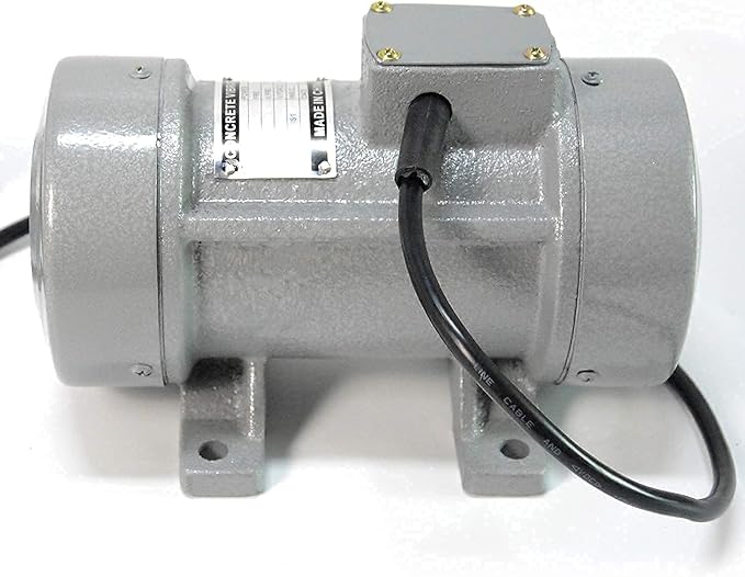 Nisorpa Concrete Vibrator, 280W Power Concrete Vibrator Motor for Concrete Vibrating Table, 110V Concrete Vibrator Vibration Motor, 60HZ 2840rpm with US Plug and 5.9fts Power Cable