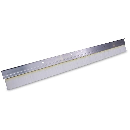 MARSHALLTOWN Aluminum Backed Concrete Broom for Finishing, Extra Soft Polypropylene Fibers, 30 Inch, Made in The USA, RED700514