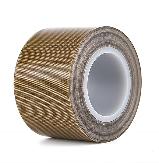 AIYUNNI Teflon Tape, (2-inch x 33 Feet x 0.18mm) PTFE Tape for Vacuum Sealer Machine, Hand Impulse Sealers Insulation PTFE Coated Fiberglass Adhesive Tape