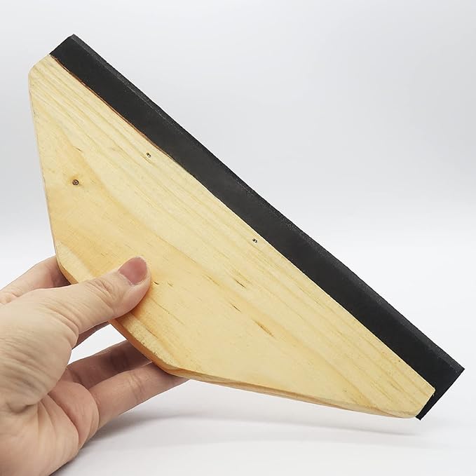 Rubber Scraper, Putty Spreading Tool(240mm/9.6"), Flexible Spackle Knives for Body Filler, Car Putty, Resin, Adhasive, Wallboard Filler, Scraping Coating