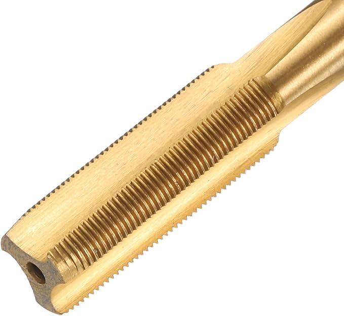 uxcell Metric Thread Tap M8 x 0.5 H2 100mm Straight Flute Screw Thread Milling Machine Taps Threading Tapping Repair Tool