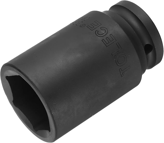uxcell 3/4-Inch Drive 33mm 6-Point Deep Impact Socket, CR-MO Steel 78mm Length, Metric Sizes