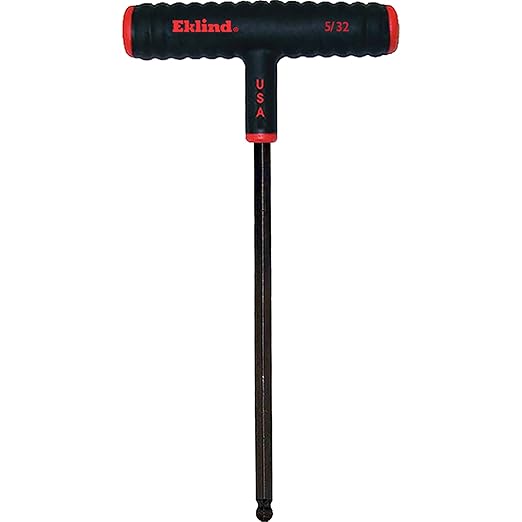 Eklind Tool 61810 5/32" Power-T T-Handle Ball-Hex T-Key Allen Wrench