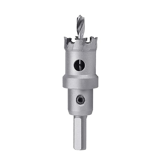 21mm竊?5/6 inch 竊?Metal Steel Hole Saw with 2 Drill Bits, Hole Cutter for Thick Metal,Stainless Steel,Iron and Wood (21mm竊?5/6 inch 竊?