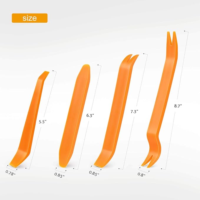 GOOACC Car Clip Panel Audio Video Dashboard Dismantle Kits Installer Removal Tool-4PCS