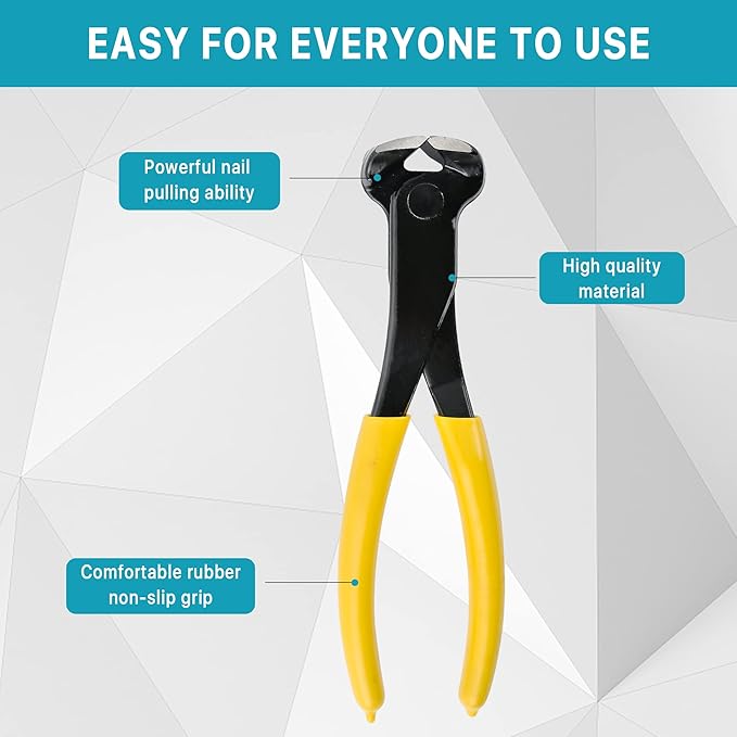 8 Pcs Upholstery and Construction Staple Remover, Tack and Nail Puller for Easily Removing All Kinds Staples, Carpet Remover for Furniture Floor Photo Frame Carton